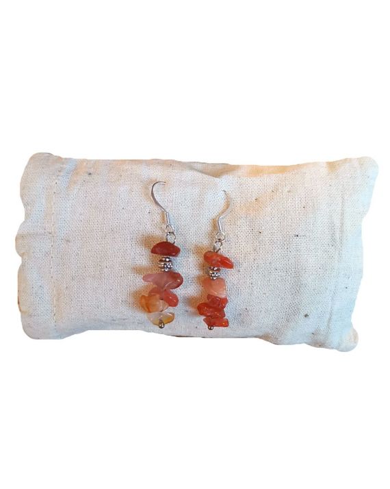 Cornaline - Boucles d'oreilles Cornaline - Boucles d'oreilles