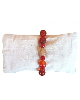 Cornaline - Bracelet - mix 6 et 8 mm Cornaline - Bracelet - mix 6 et 8 mm