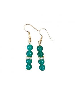 Aventurine verte - Boucles d'oreilles