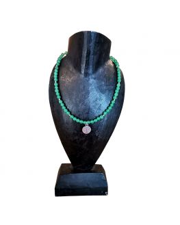 Collier en aventurine verte