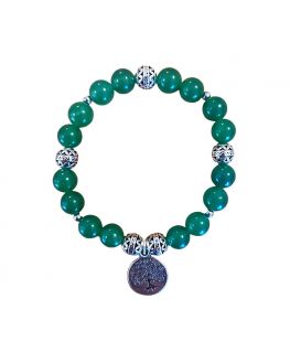 Bracelet en aventurine verte