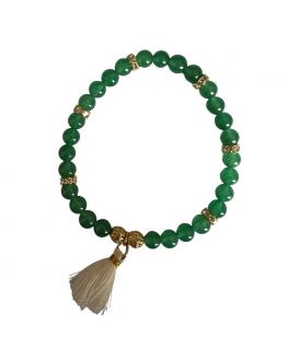 Bracelet en aventurine verte