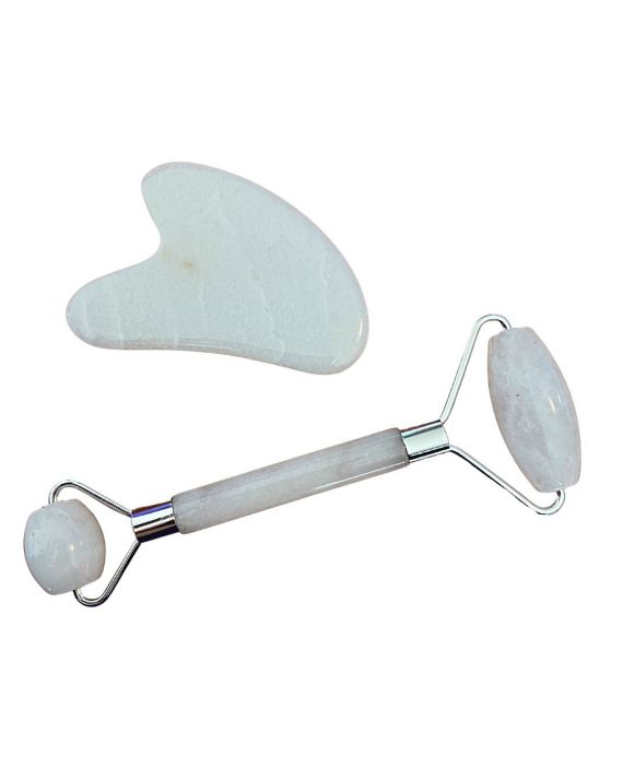 Coffret de massage Jade Blanc Coffret de massage Jade Blanc