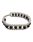 Bracelet hematite perles nacre