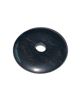 Pendentif - Hématite - Donut 2,5 cm Pendentif - Hématite - Donut 2,5 cm