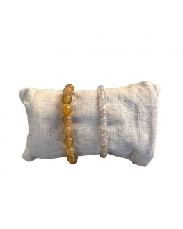 Bracelet en cornaline naturelle