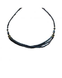 Collier - Hématite - Rond