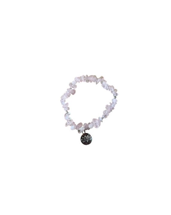 Quartz rose - Bracelet - baroque et breloque Quartz rose - Bracelet - baroque et breloque