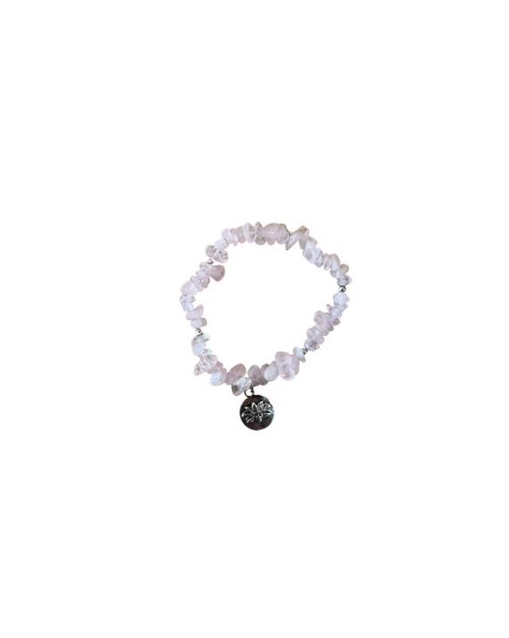 Quartz rose - Bracelet - baroque et breloque