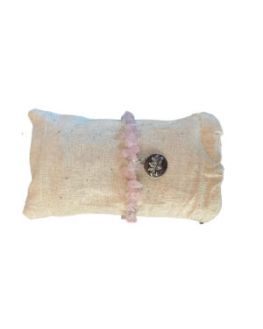 Quartz rose - Bracelet - baroque et breloque Quartz rose - Bracelet - baroque et breloque