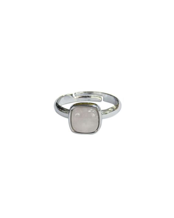 Quartz rose - Bague ajustable