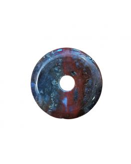 Agate indienne - pendentif - donut