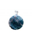 Agate indienne - Pendentif rond