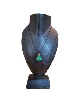 Malachite - Pendentif en pierre roulée Malachite - Pendentif en pierre roulée