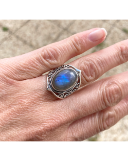 Bague Labradorite Argent 925 Kanti