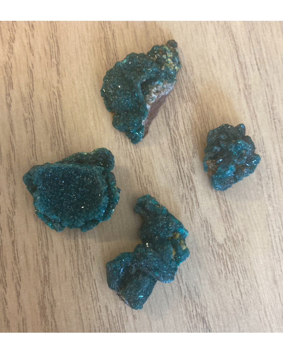 La Dioptase brute 1,5 à 3cm