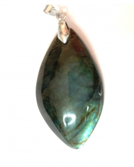 Pendentif labradorite pièce unique 4,5/2,5cm