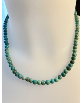 collier turquoise 6mm