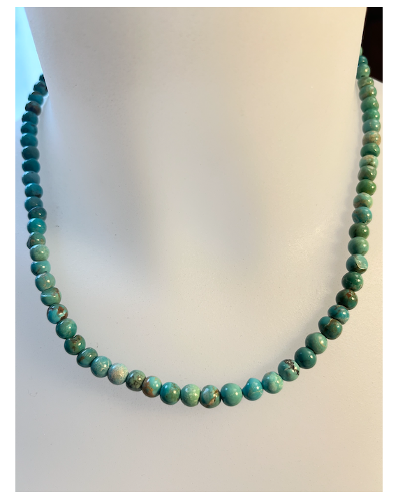 collier turquoise 6mm