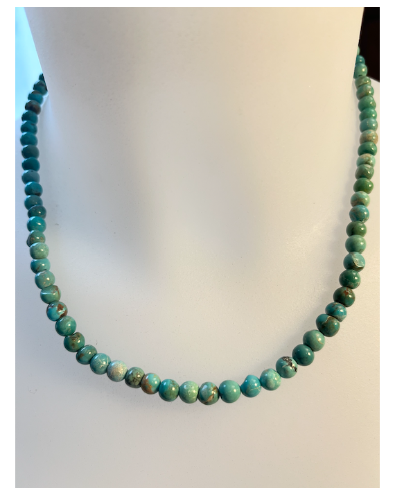 collier turquoise 6mm collier turquoise 6mm