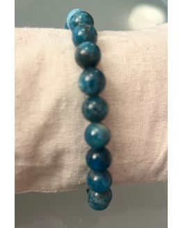 Apatite bleue Bracelet  8 mm