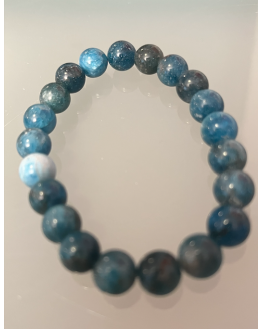 Apatite bleue Bracelet  8 mm