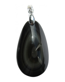 Pendentif - Obsidienne oeil Céleste - Pierre ovale