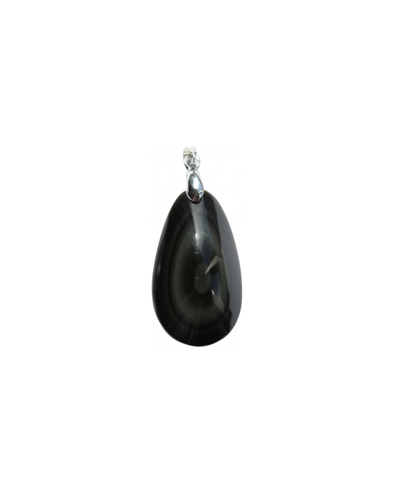 Pendentif - Obsidienne oeil Céleste - Pierre ovale