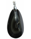 Pendentif - Obsidienne oeil Céleste - Pierre ovale