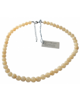 Collier - Calcite orange - Perles