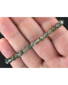 Cristal fantôme vert - Bracelet 6mm Cristal fantôme vert - Bracelet 6mm