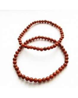 Jaspe rouge - Bracelet - perles de 4mm