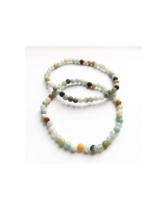 Amazonite - Bracelet en perles 4mm