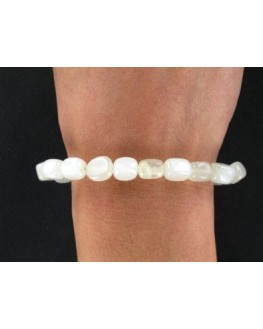 Bracelet Pierres roulées Jade élastique Bracelet Pierres roulées Jade élastique