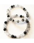 Tourmaline noire & quartz - Bracelet