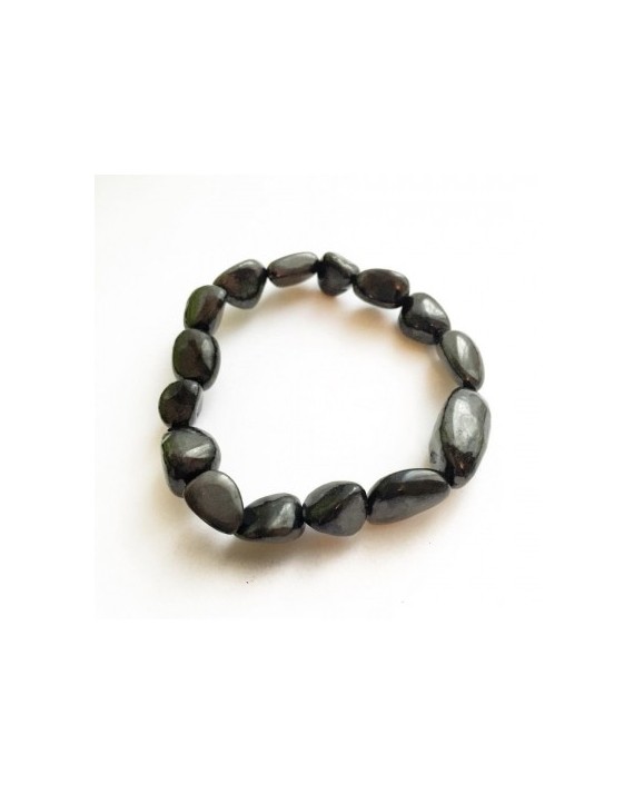 Bracelet shungite pierres roulées