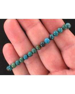 Bracelet pierres Turquoise 6mm
