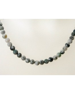 Collier en perles d'agate Arbre 6mm