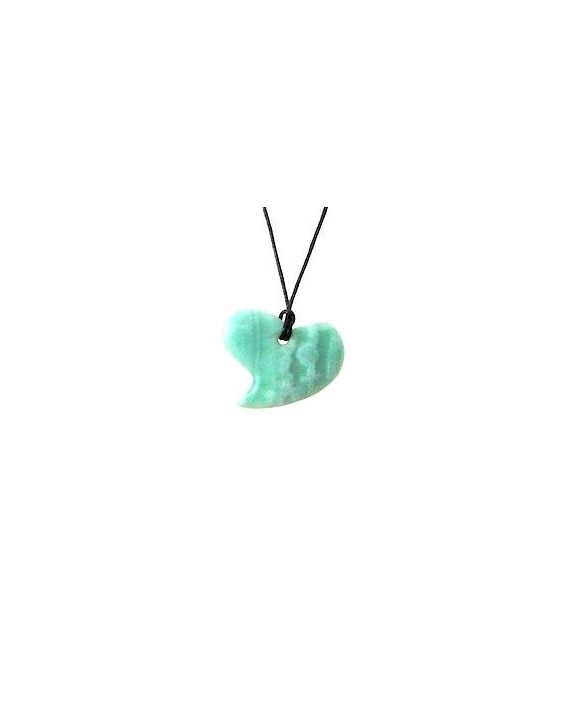 Pendentif Coeur en Amazonite