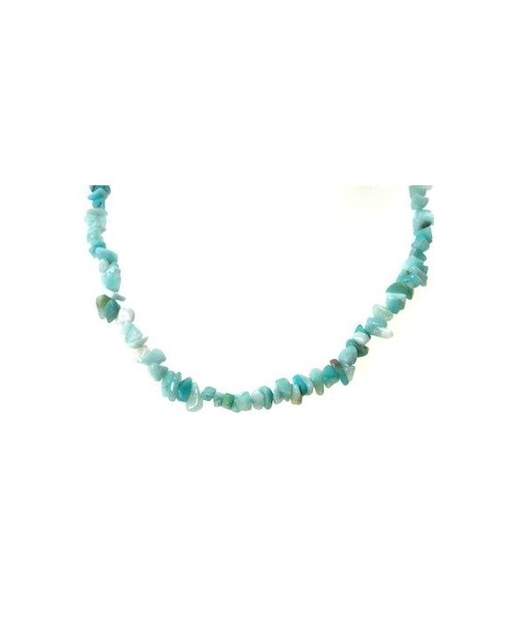 collier baroque en amazonite