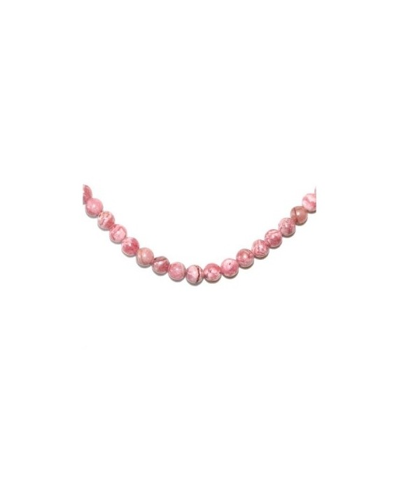 Rhodochrosite - Collier  8mm