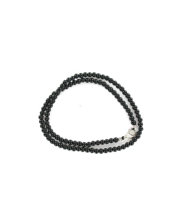 Tourmaline noire - Collier en perles de 4mm Tourmaline noire - Collier en perles de 4mm