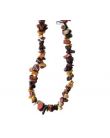 Collier - Jaspe mokaïte - Baroque - Sautoir