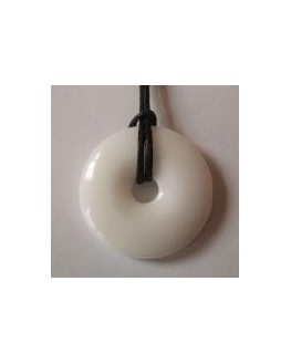 Pendentif - Jade blanc - Donut