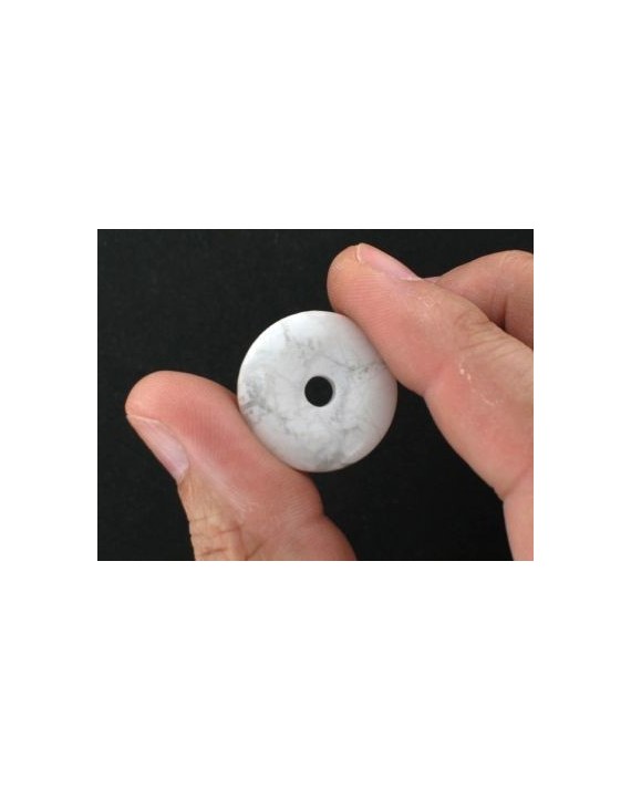 Howlite Pendentif - Donut Howlite Pendentif - Donut