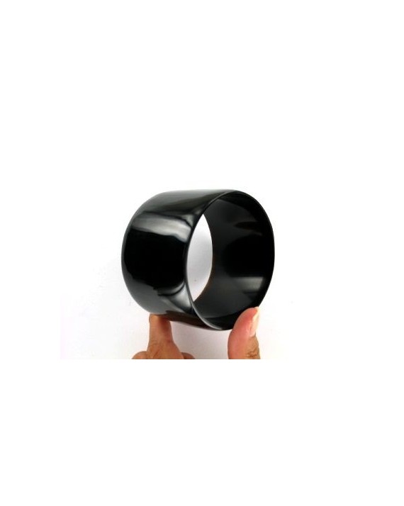 Bracelet en corne noire rond Bracelet en corne noire rond