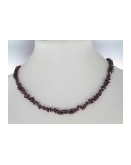 Collier - Grenat - Baroque