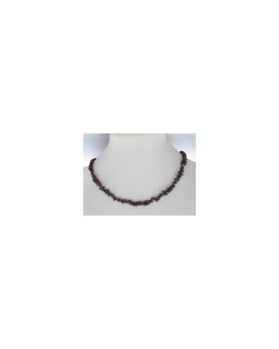 Collier - Grenat - Baroque