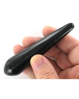 Bâton de Massage - Obsidienne noire - 1,5 x 10 cm
