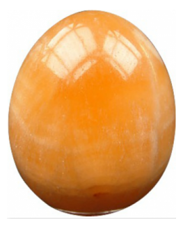 Oeuf - Calcite orange - Pièce de 7 à 9 cm